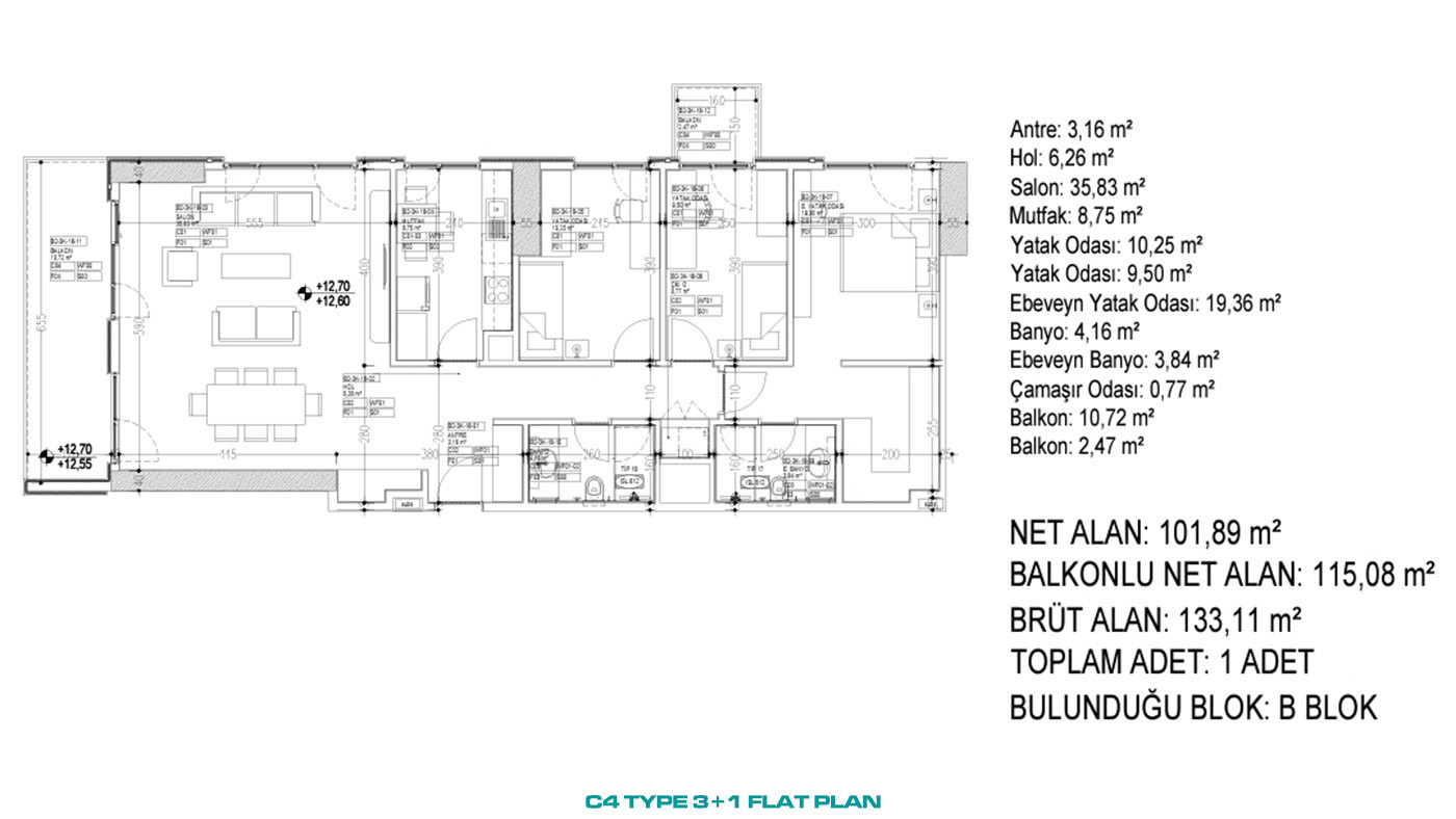 Advantageously Located Flats with Multiple Amenities in İstanbul - 88343