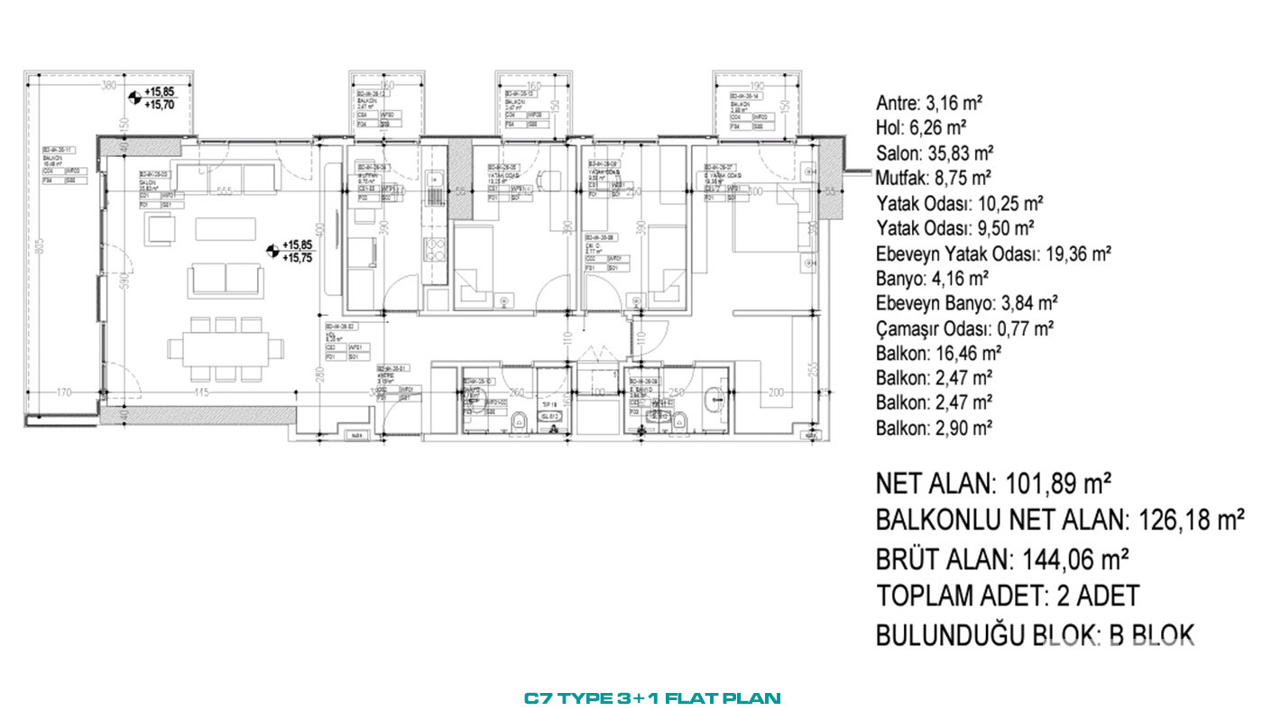 Advantageously Located Flats with Multiple Amenities in İstanbul - 88346