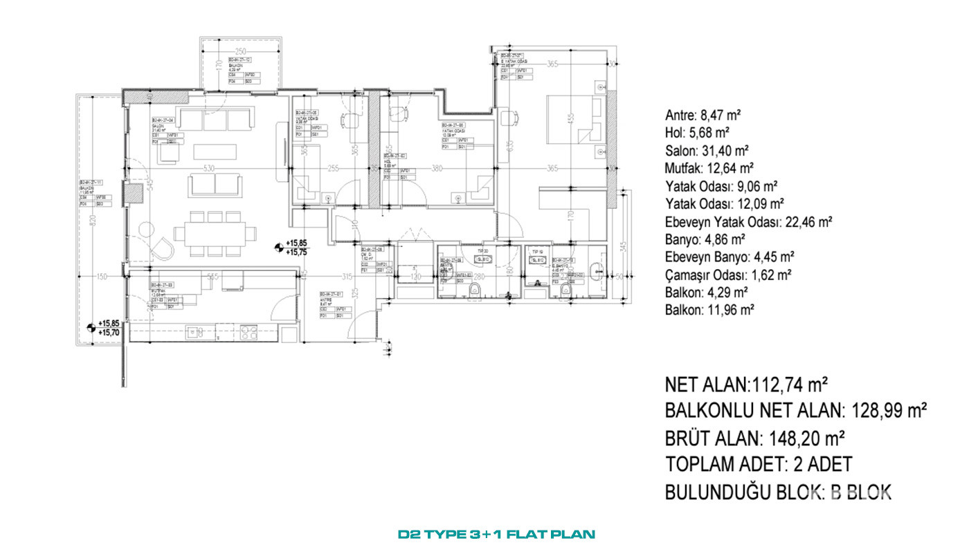 Advantageously Located Flats with Multiple Amenities in İstanbul - 88349