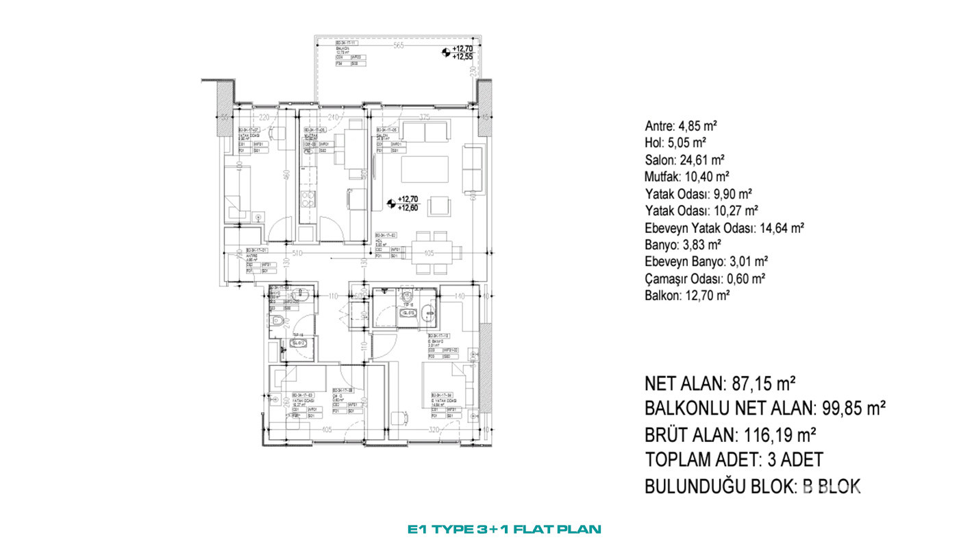 Advantageously Located Flats with Multiple Amenities in İstanbul - 88351