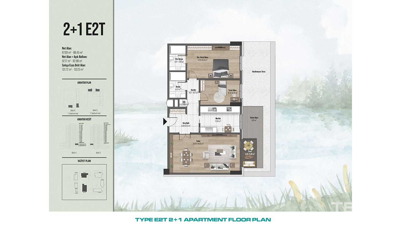 Przestronne apartamenty w centralnej lokalizacji Küçükçekmece w Stambule - 88261