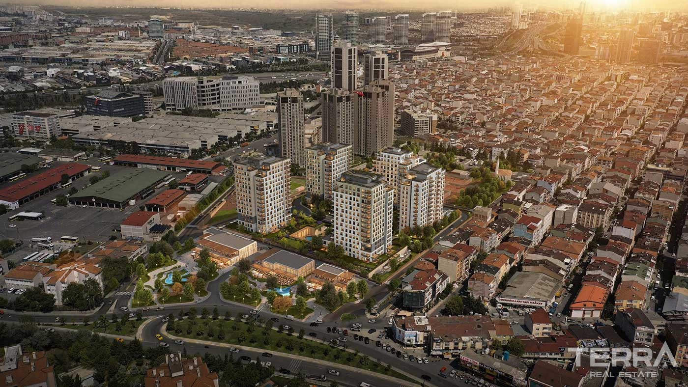 Przestronne apartamenty w centralnej lokalizacji Küçükçekmece w Stambule - 88270