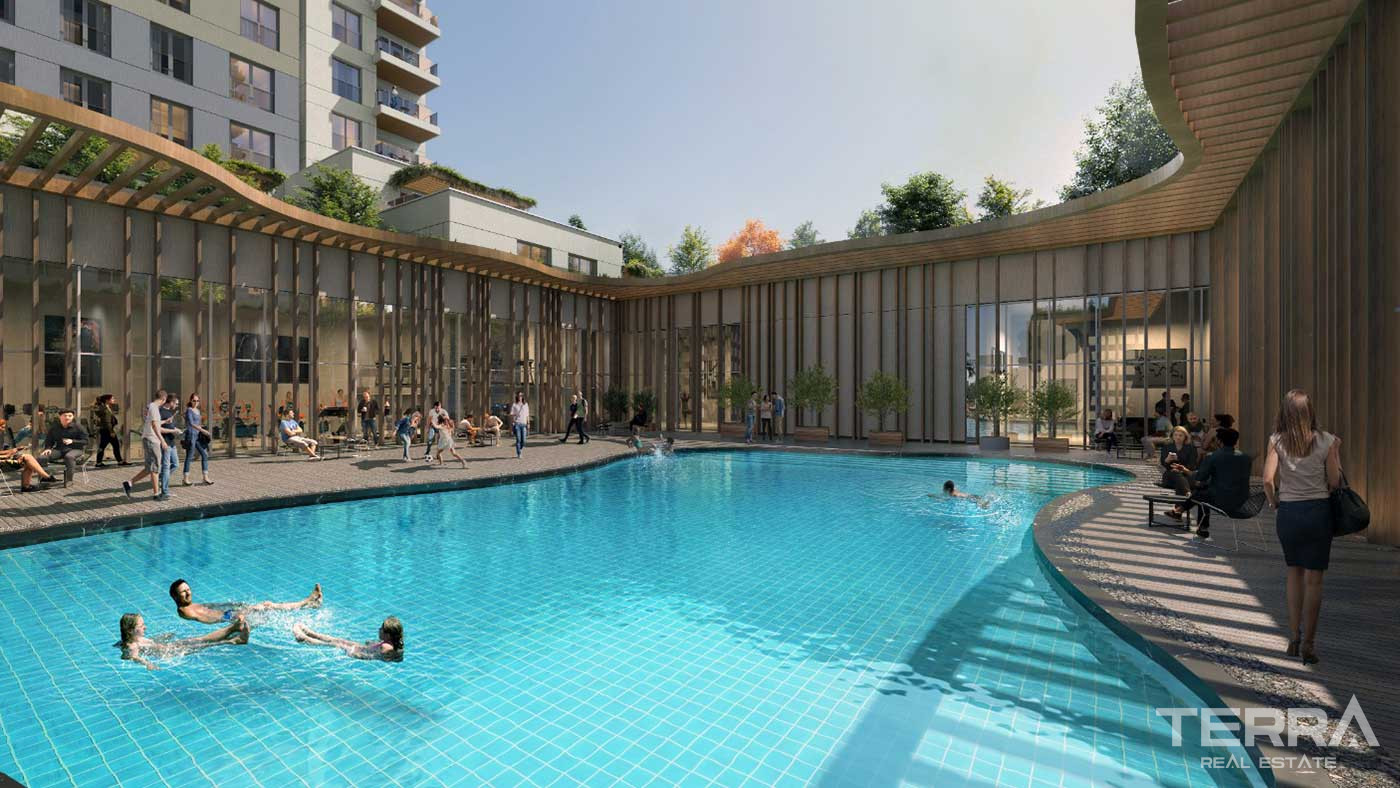 Przestronne apartamenty w centralnej lokalizacji Küçükçekmece w Stambule - 88276