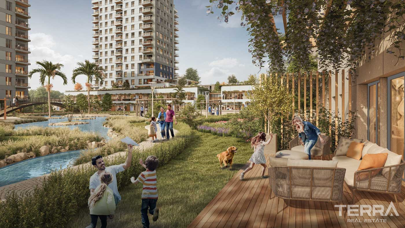 Przestronne apartamenty w centralnej lokalizacji Küçükçekmece w Stambule - 88278