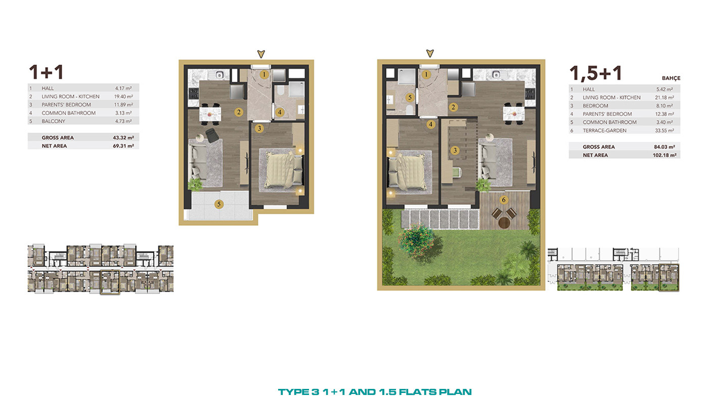 Élégants appartements dans le quartier historique de Zeytinburnu, Ista - 88543