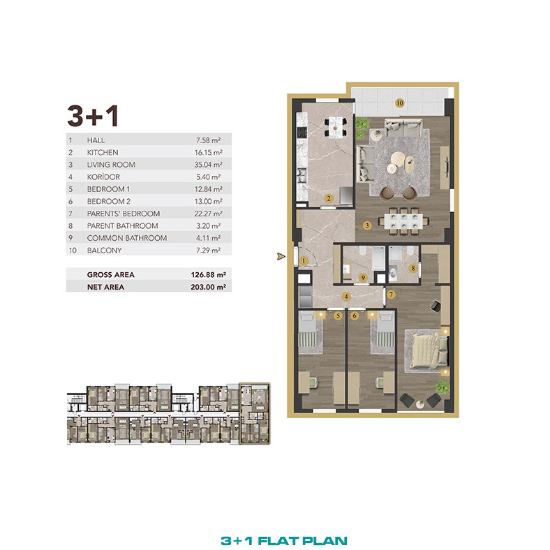 Élégants appartements dans le quartier historique de Zeytinburnu, Ista - 88552