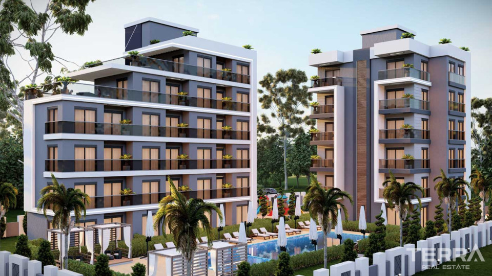 Modern Apartments in Altıntaş, Antalya Offering Comfortable Features