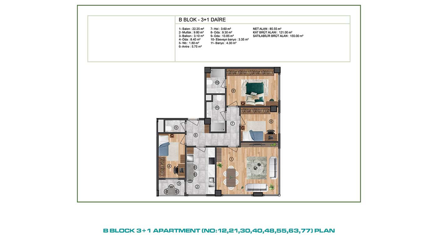 İstanbul Complex in Üsküdar Offering Multiple Apartment Choices - 88975