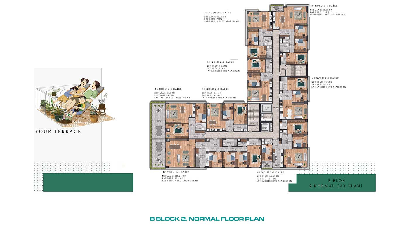 İstanbul Complex in Üsküdar Offering Multiple Apartment Choices - 89016