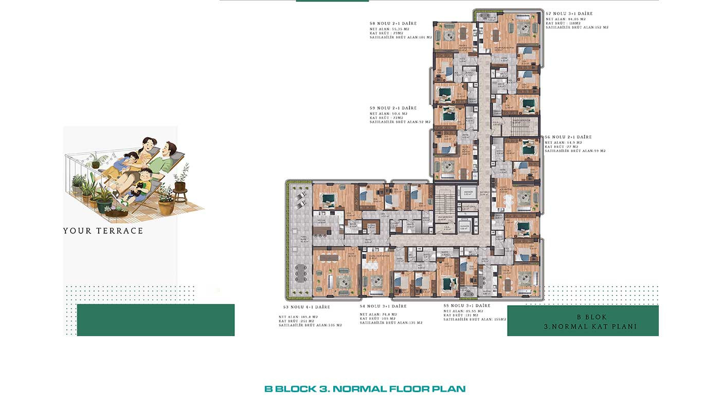 İstanbul Complex in Üsküdar Offering Multiple Apartment Choices - 89017