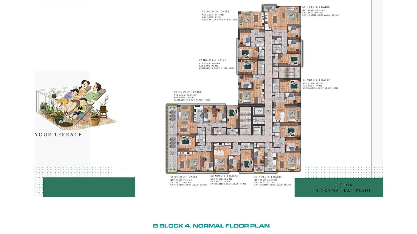 İstanbul Complex in Üsküdar Offering Multiple Apartment Choices - 89018