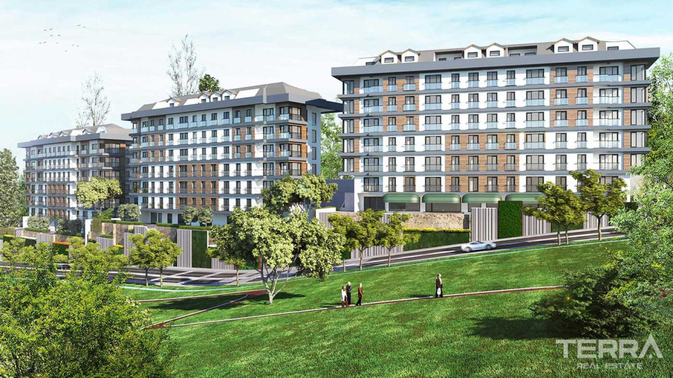 Flats for sale in Istanbul, Üsküdar - Tuana Prestij Evleri Kandilli