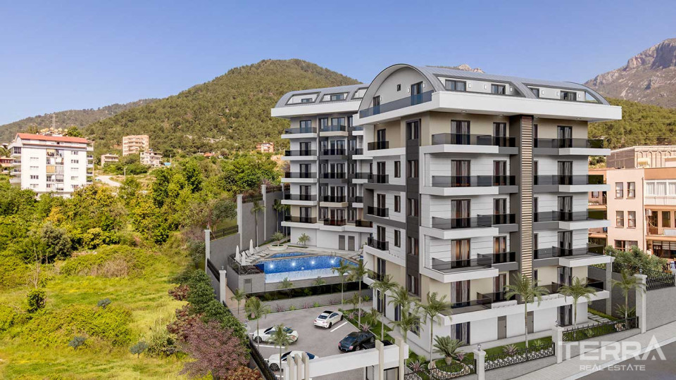 Newest Cozy Flats for Sale in Çıplaklı, Alanya