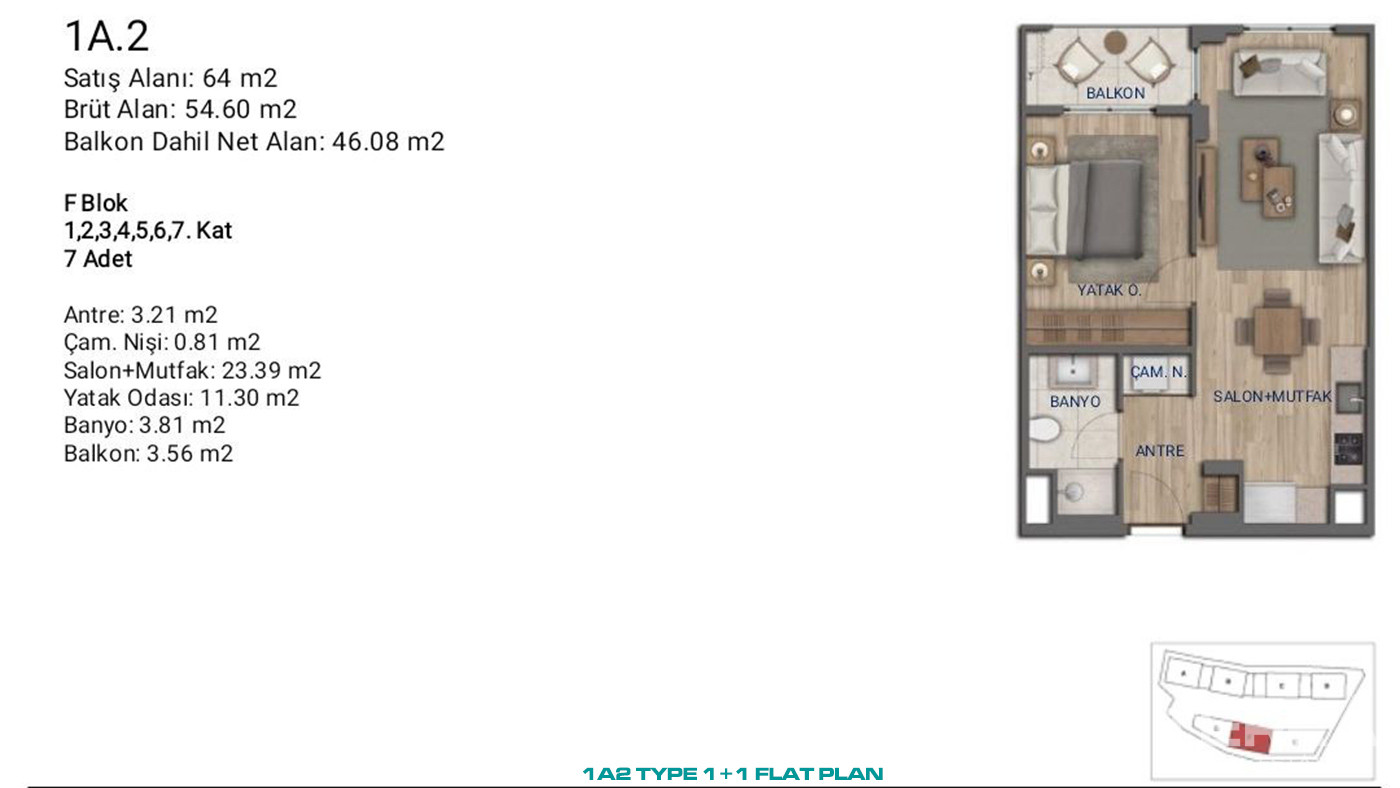 Flats for Sale in İstanbul, Ümraniye - Suryapı Cevher - 89134