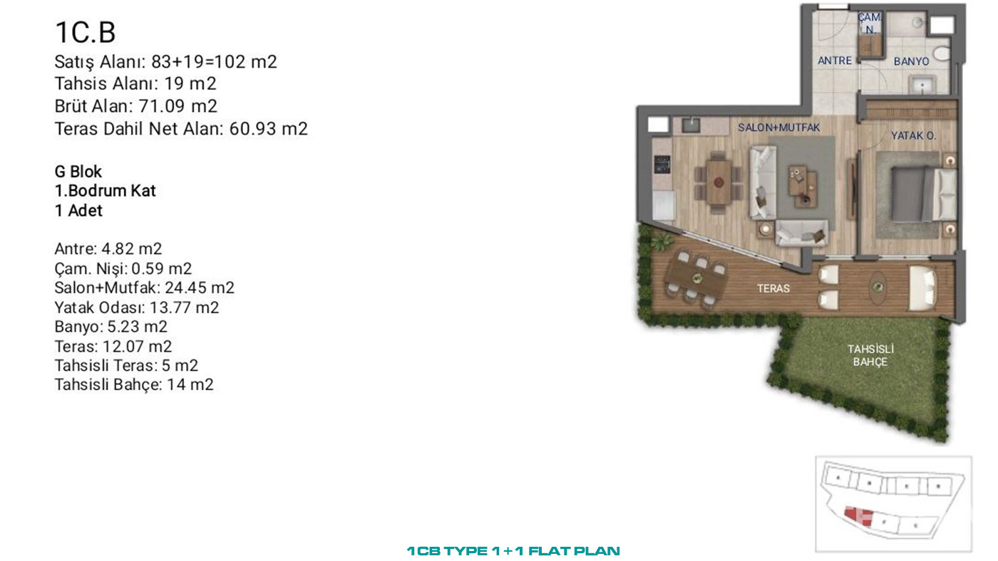 Flats for Sale in İstanbul, Ümraniye - Suryapı Cevher - 89140