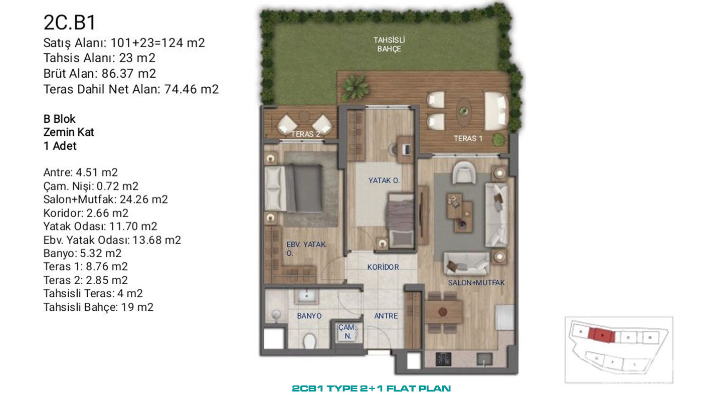 Flats for Sale in İstanbul, Ümraniye - Suryapı Cevher - 89146