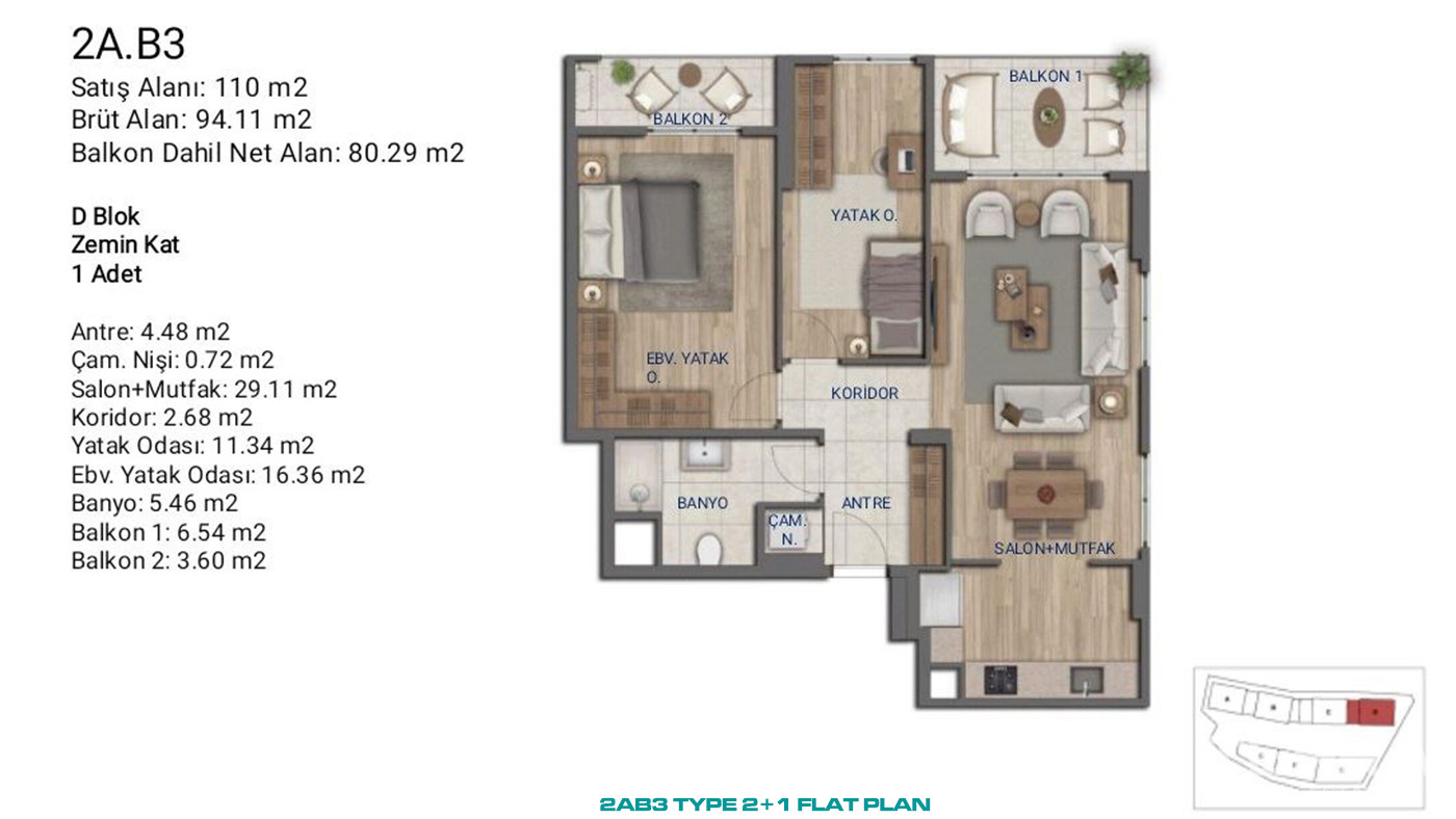 Flats for Sale in İstanbul, Ümraniye - Suryapı Cevher - 89158