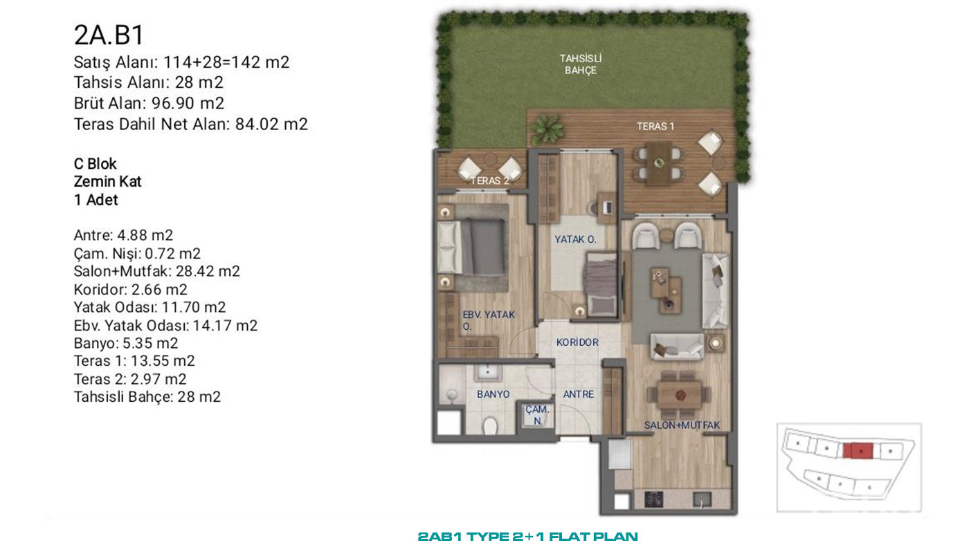 Flats for Sale in İstanbul, Ümraniye - Suryapı Cevher - 89159