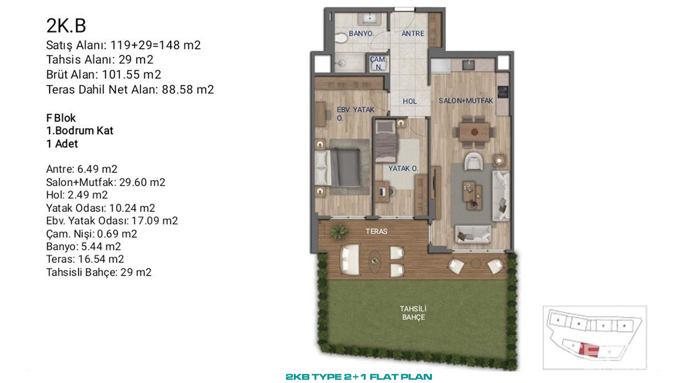 Flats for Sale in İstanbul, Ümraniye - Suryapı Cevher - 89173
