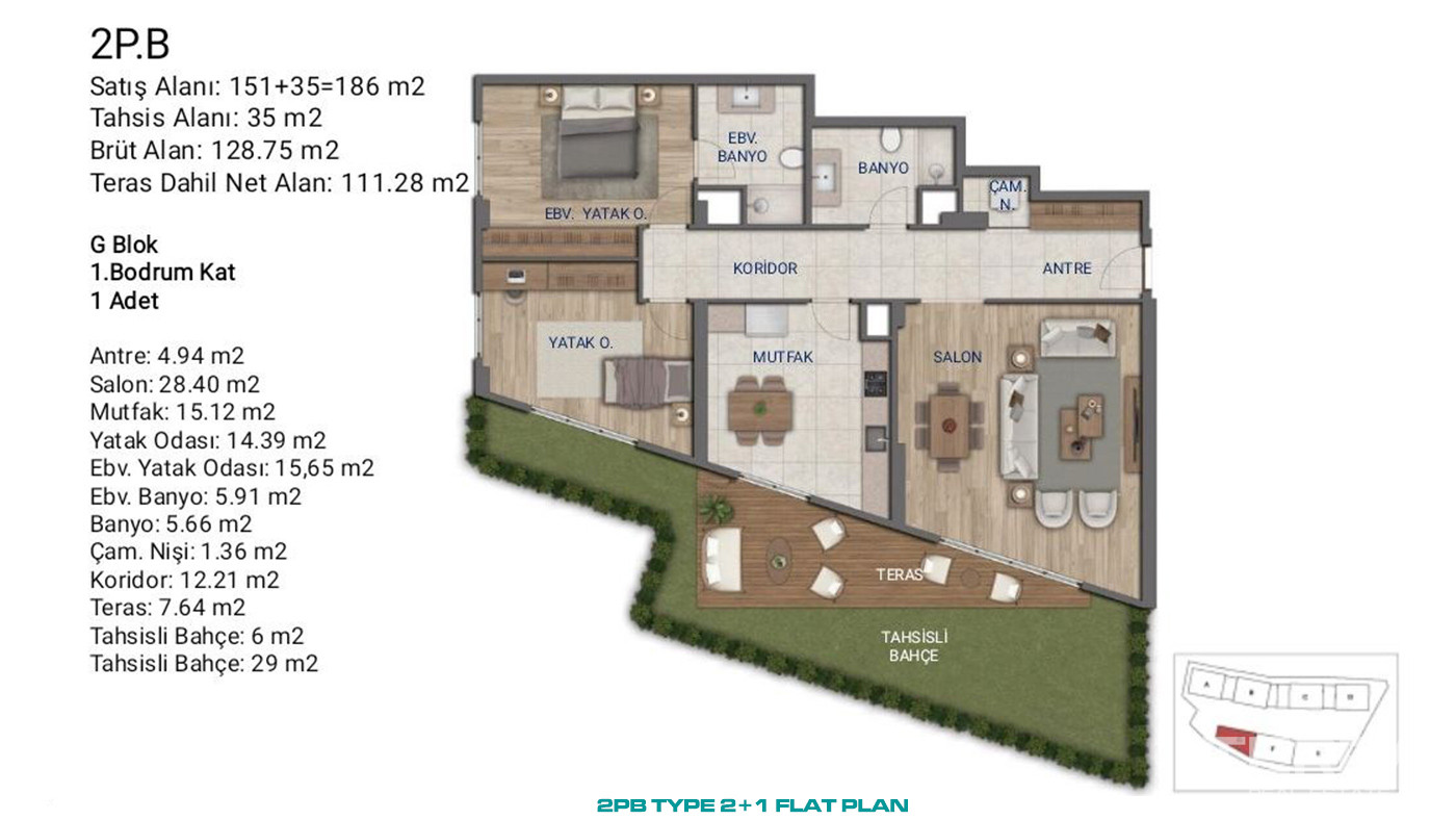 Flats for Sale in İstanbul, Ümraniye - Suryapı Cevher - 89176