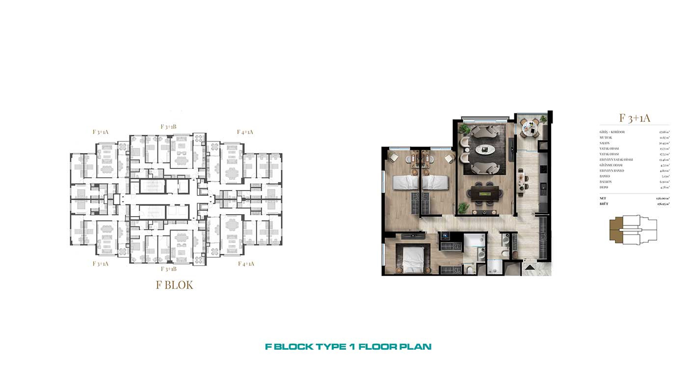 Apartments for Sale in Istanbul, Zeytinburnu - Dia Centro - 89249
