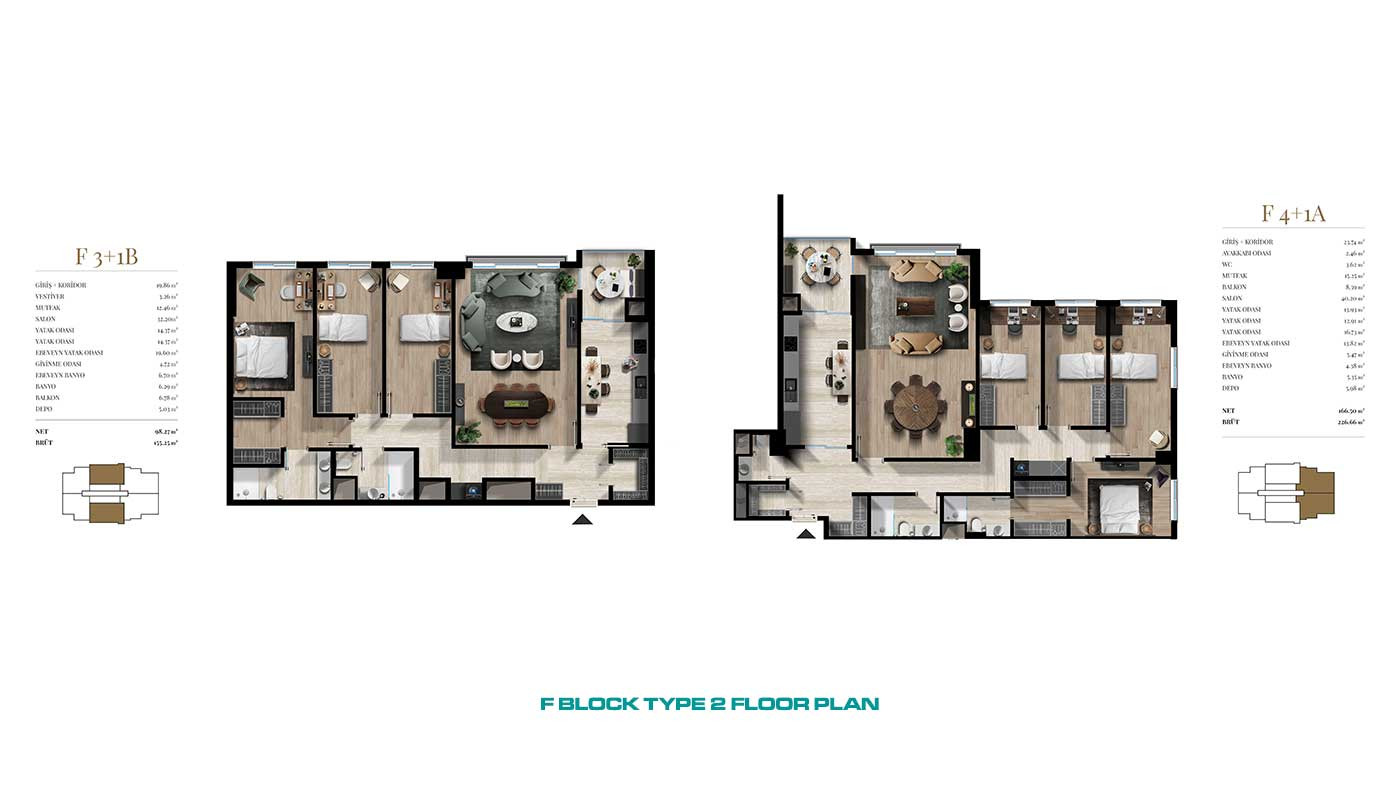 Apartments for Sale in Istanbul, Zeytinburnu - Dia Centro - 89250