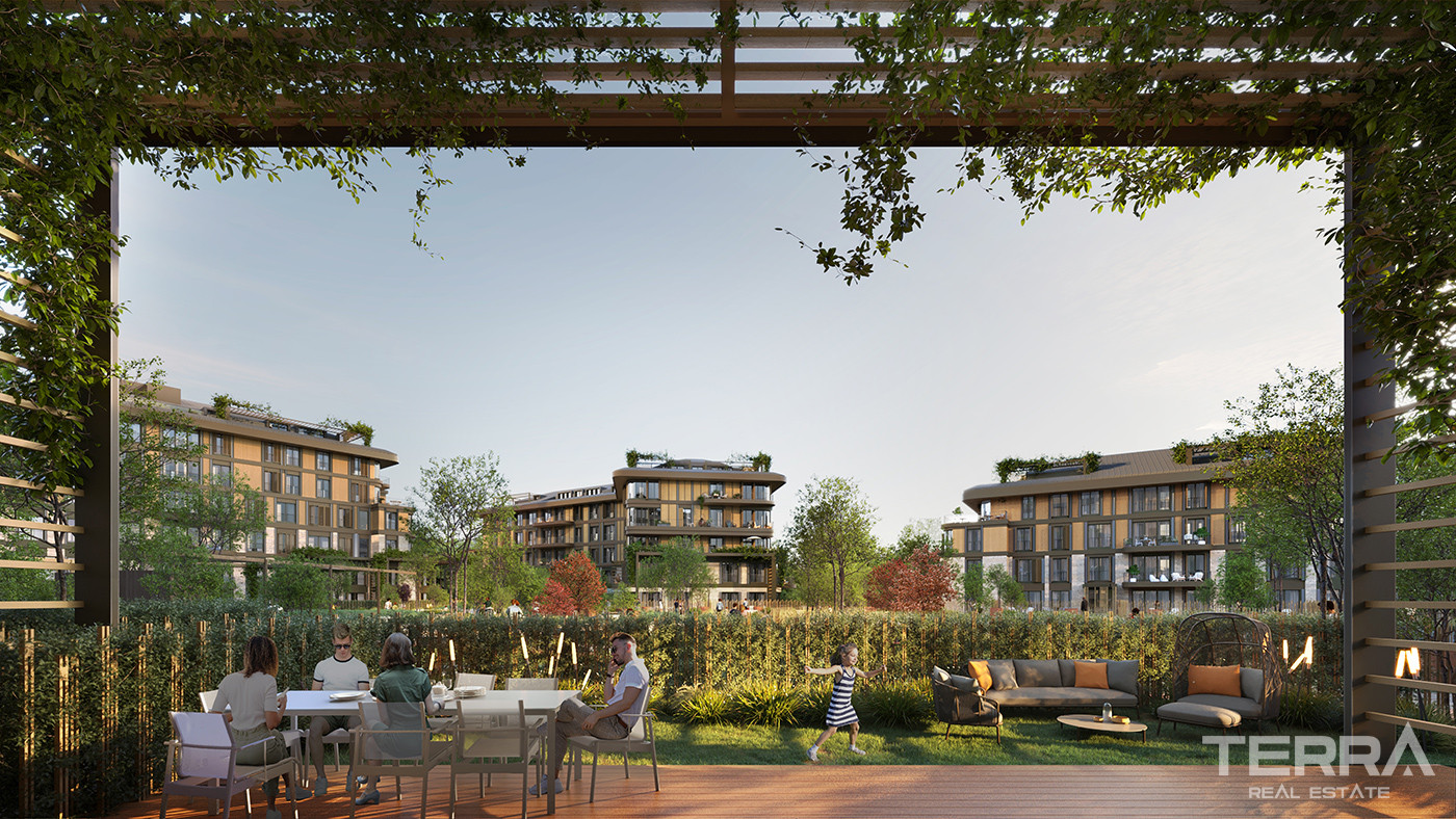 Luxury İstanbul Apartments Close to Forests in Göktürk, Eyüp - 89287