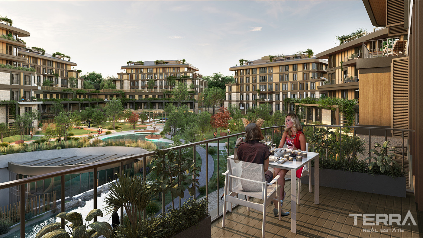 Luxury İstanbul Apartments Close to Forests in Göktürk, Eyüp - 89295