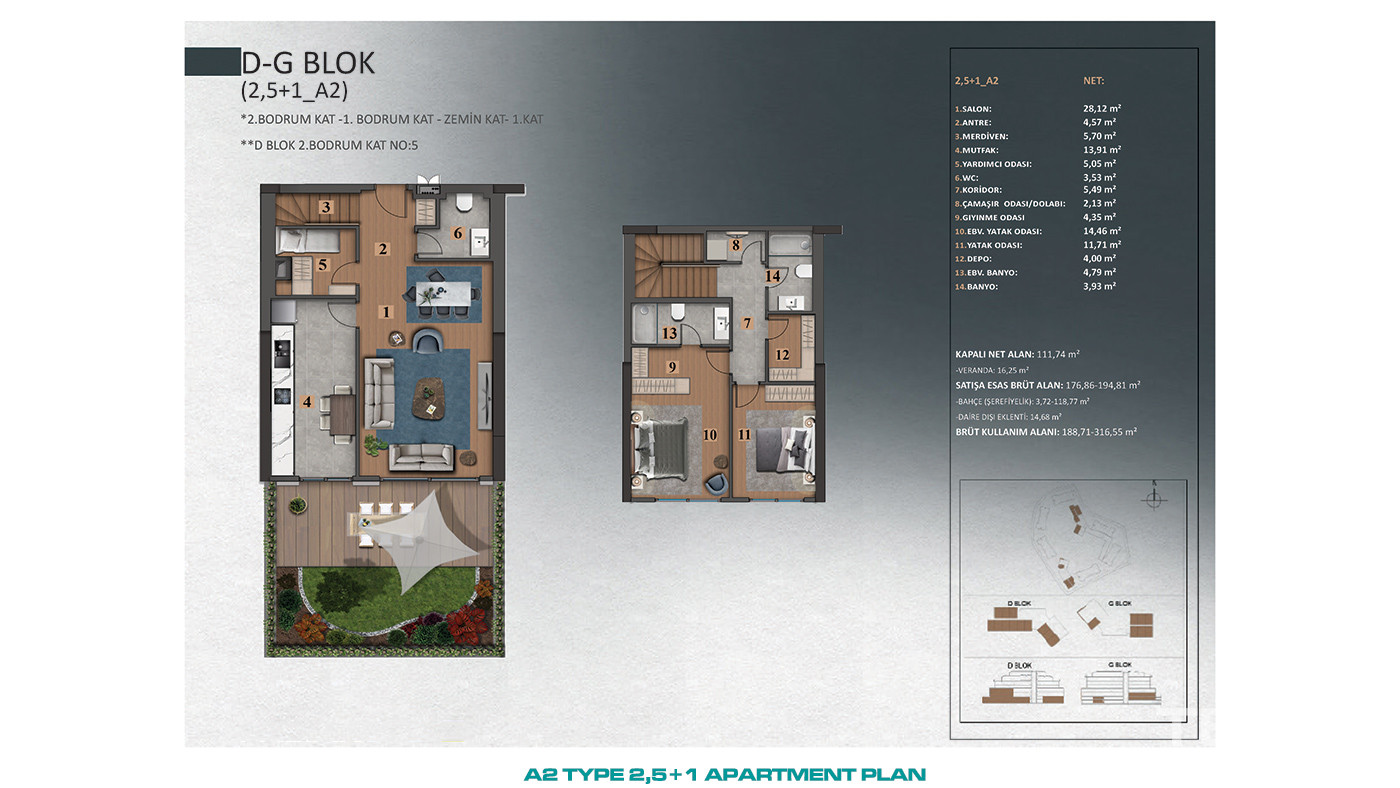 Luxury İstanbul Apartments Close to Forests in Göktürk, Eyüp - 89296
