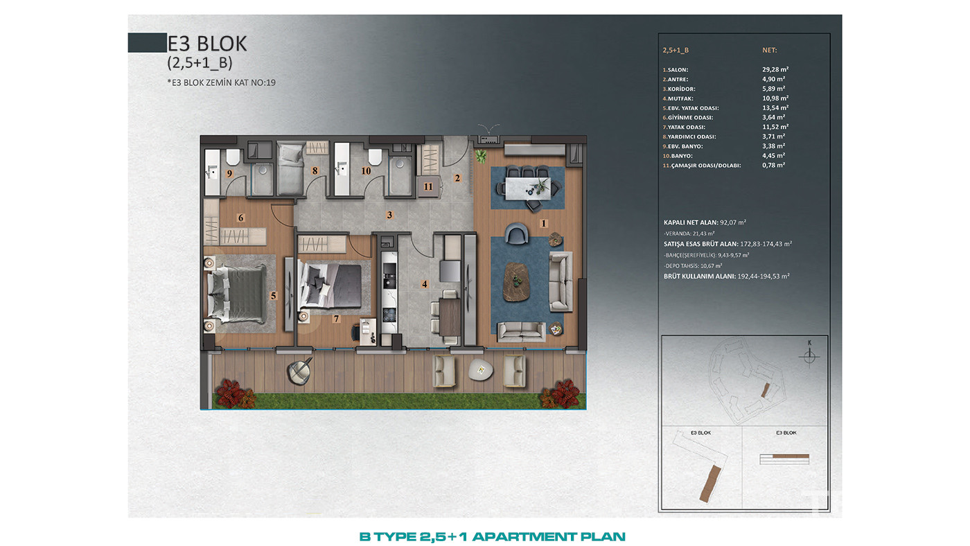 Luxury İstanbul Apartments Close to Forests in Göktürk, Eyüp - 89299