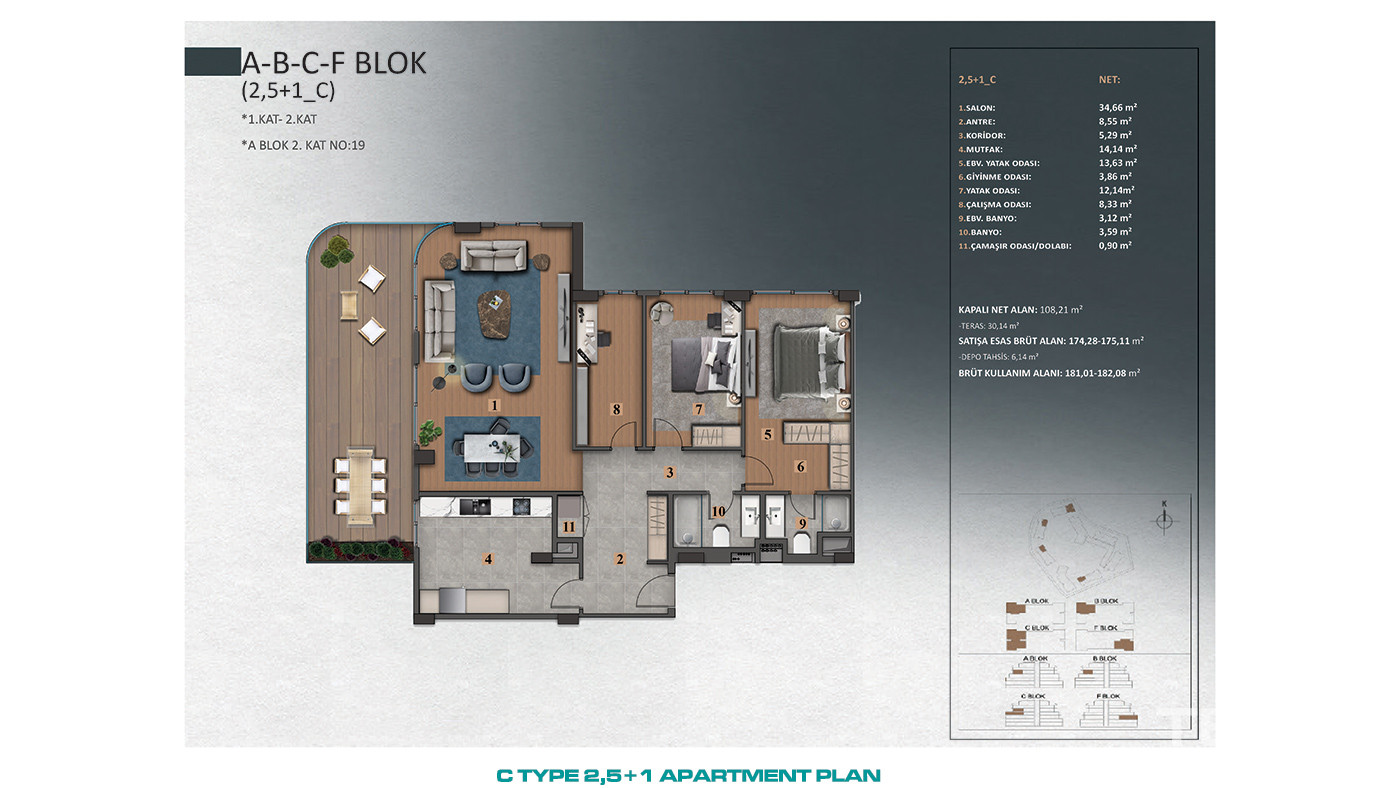 Luxury İstanbul Apartments Close to Forests in Göktürk, Eyüp - 89301