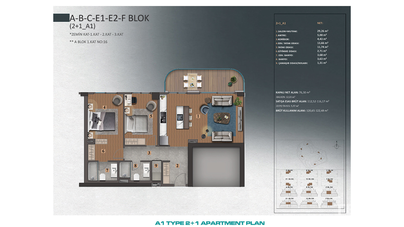 Luxury İstanbul Apartments Close to Forests in Göktürk, Eyüp - 89307