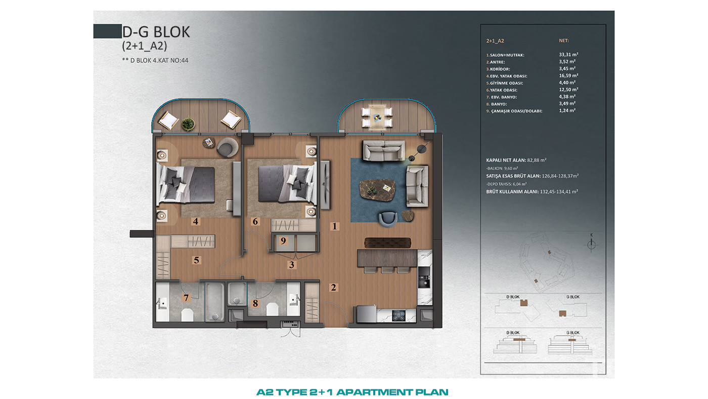 Luxury İstanbul Apartments Close to Forests in Göktürk, Eyüp - 89313