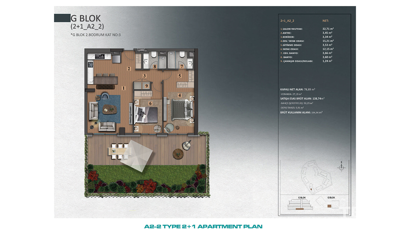 Luxury İstanbul Apartments Close to Forests in Göktürk, Eyüp - 89315