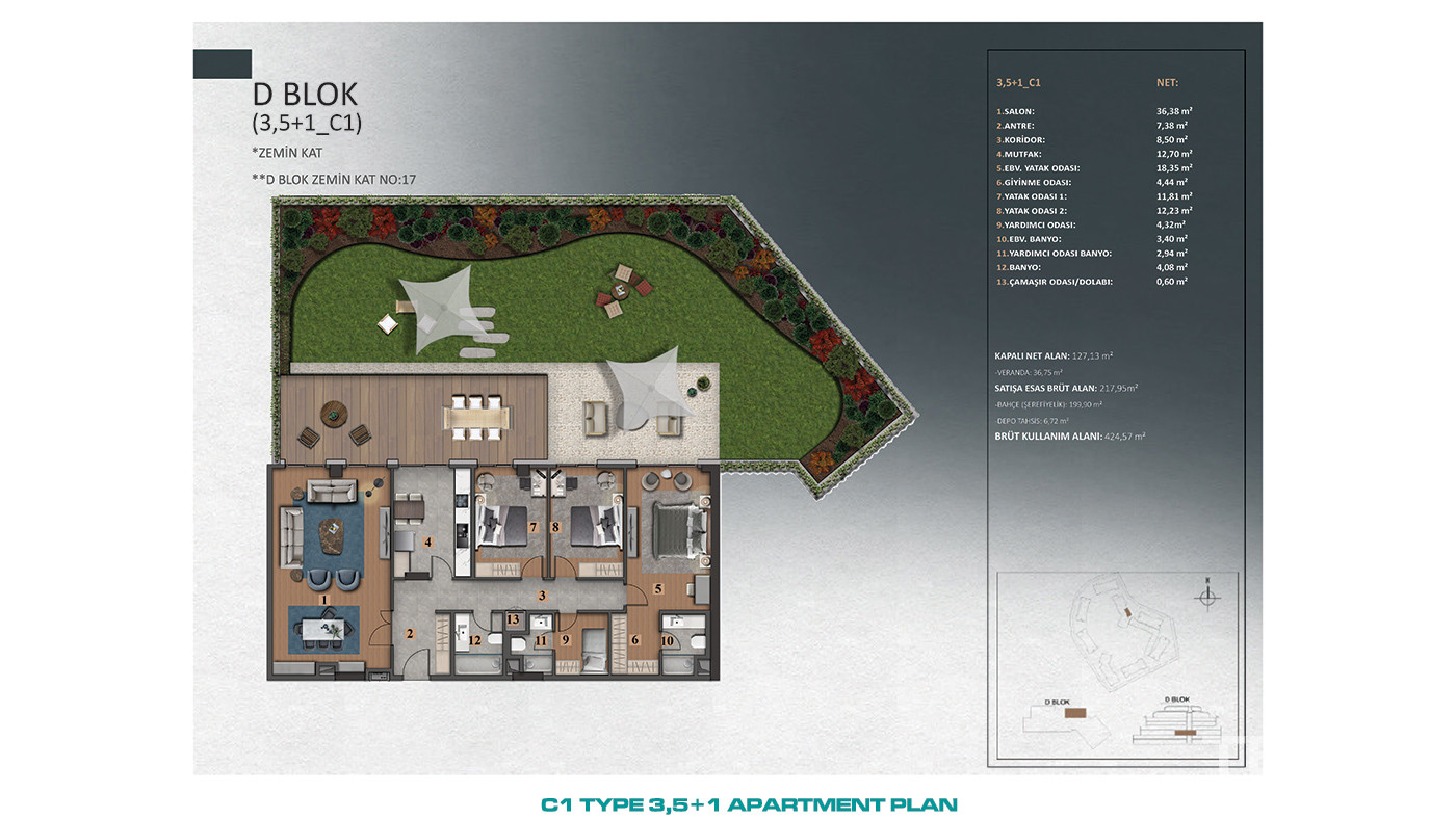 Luxury İstanbul Apartments Close to Forests in Göktürk, Eyüp - 89323