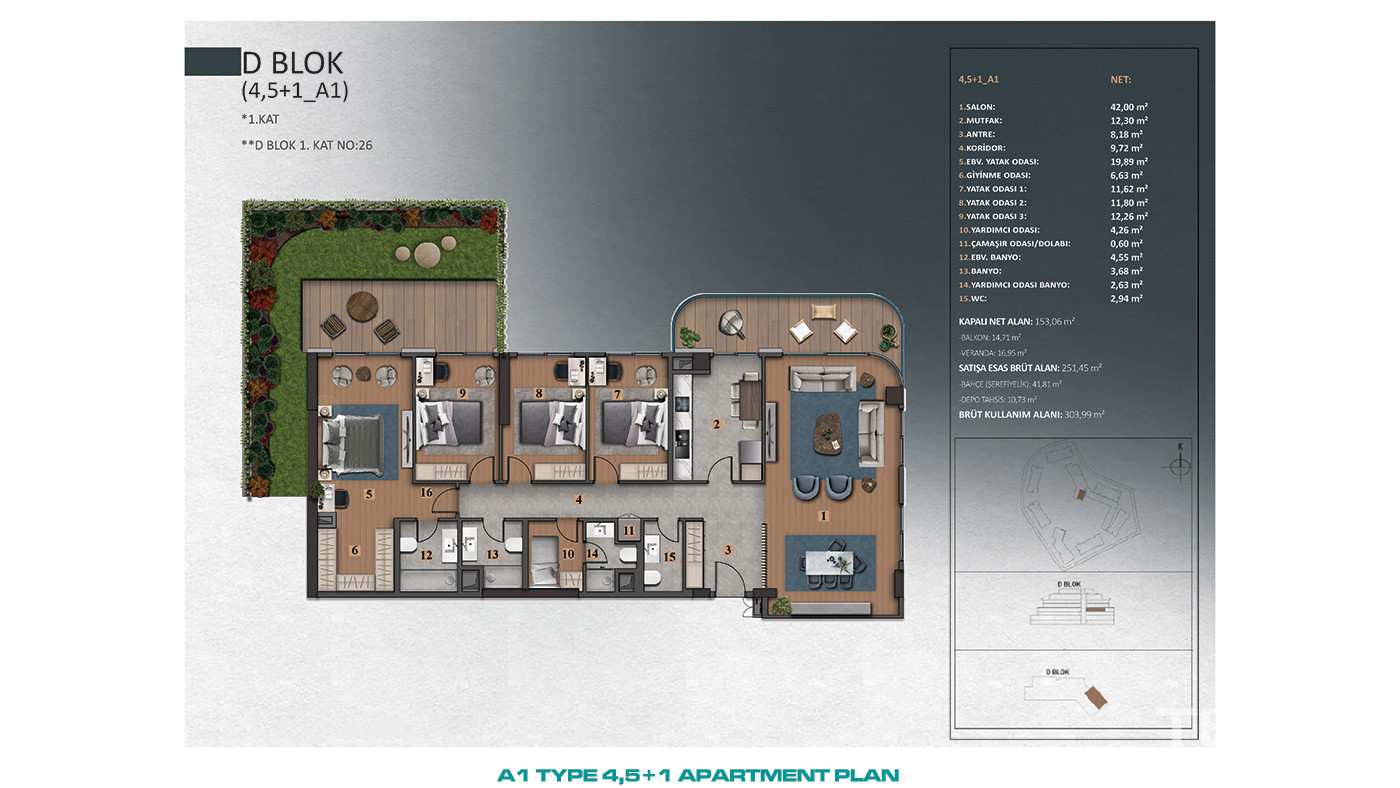 Luxury İstanbul Apartments Close to Forests in Göktürk, Eyüp - 89336