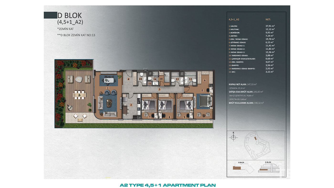Luxury İstanbul Apartments Close to Forests in Göktürk, Eyüp - 89337
