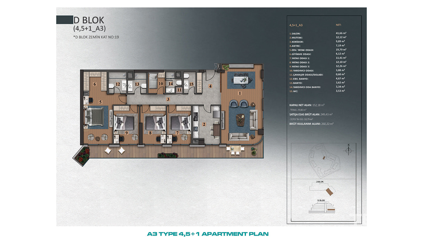 Luxury İstanbul Apartments Close to Forests in Göktürk, Eyüp - 89338