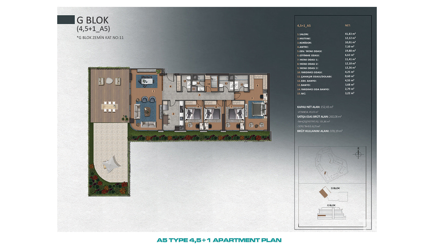 Luxury İstanbul Apartments Close to Forests in Göktürk, Eyüp - 89340