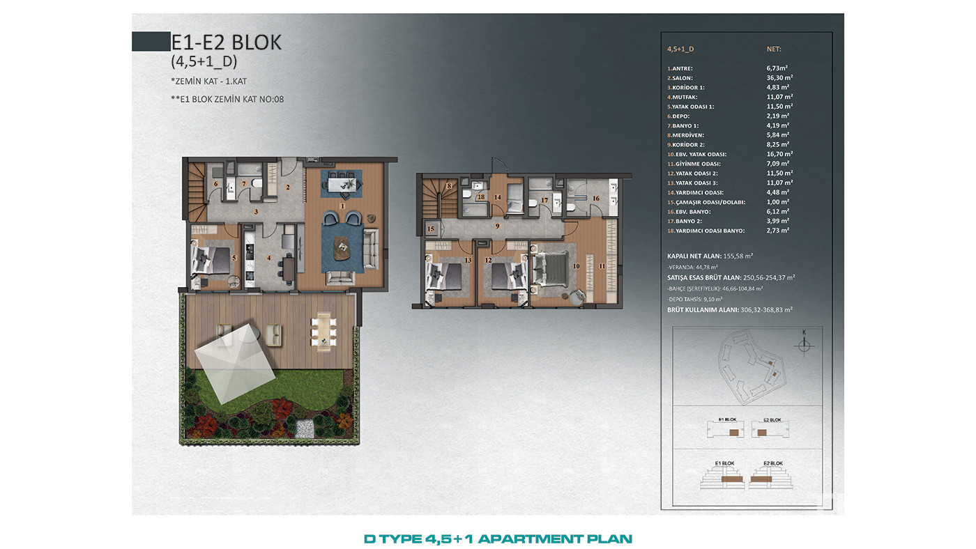 Luxury İstanbul Apartments Close to Forests in Göktürk, Eyüp - 89343
