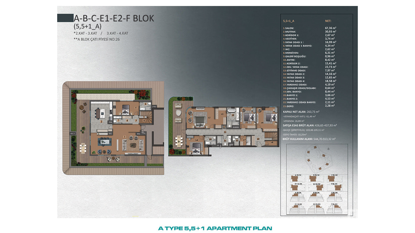 Luxury İstanbul Apartments Close to Forests in Göktürk, Eyüp - 89344