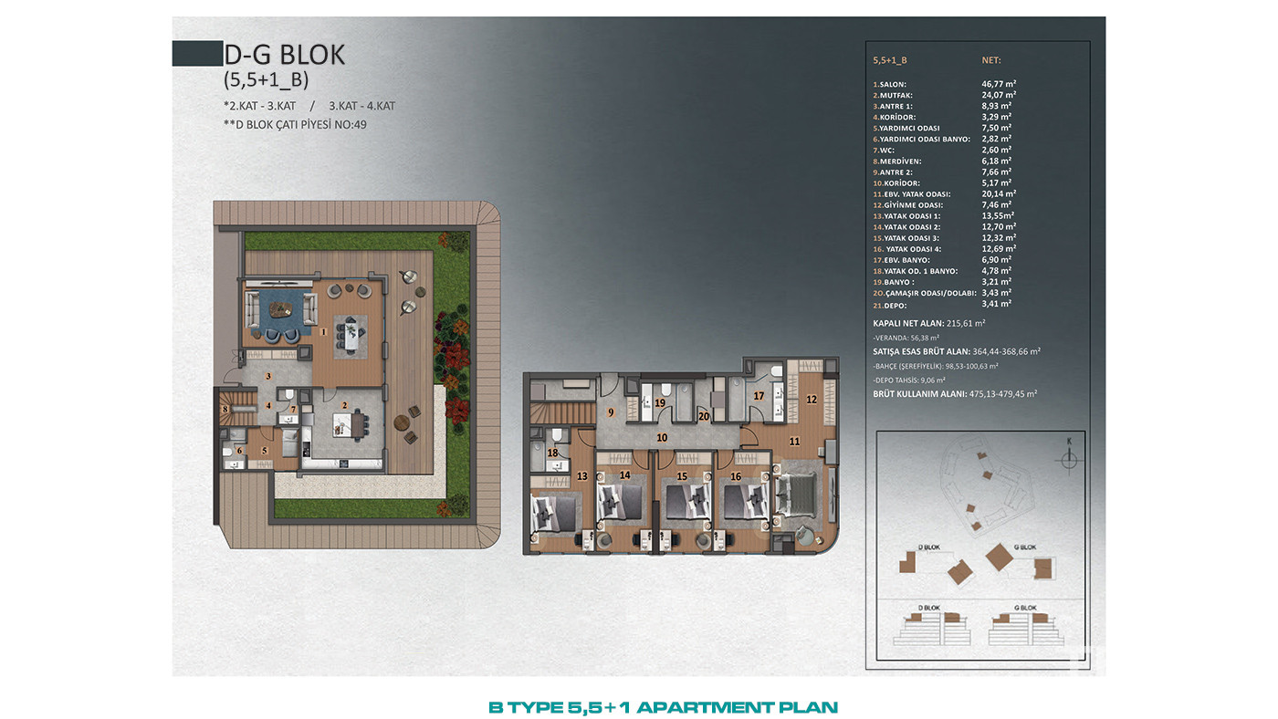 Luxury İstanbul Apartments Close to Forests in Göktürk, Eyüp - 89345