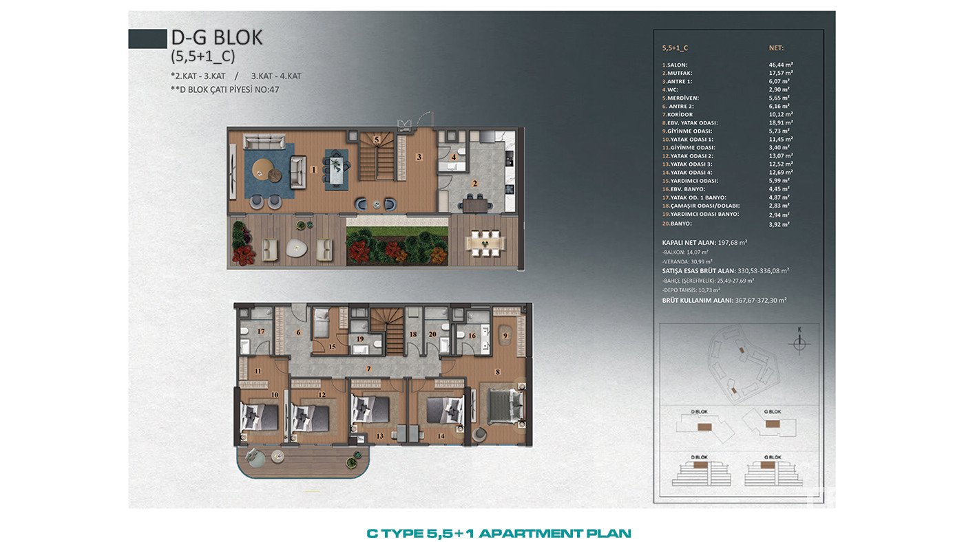 Luxury İstanbul Apartments Close to Forests in Göktürk, Eyüp - 89346