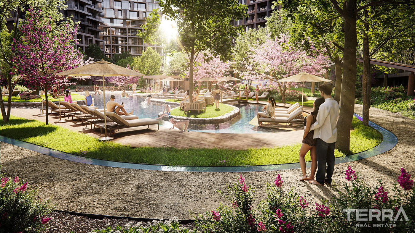 First Class Apartments in a Luxe Complex in Üsküdar, İstanbul - 89365