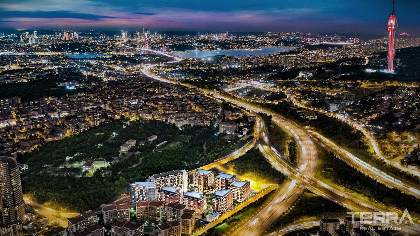 First Class Apartments in a Luxe Complex in Üsküdar, İstanbul - 89370