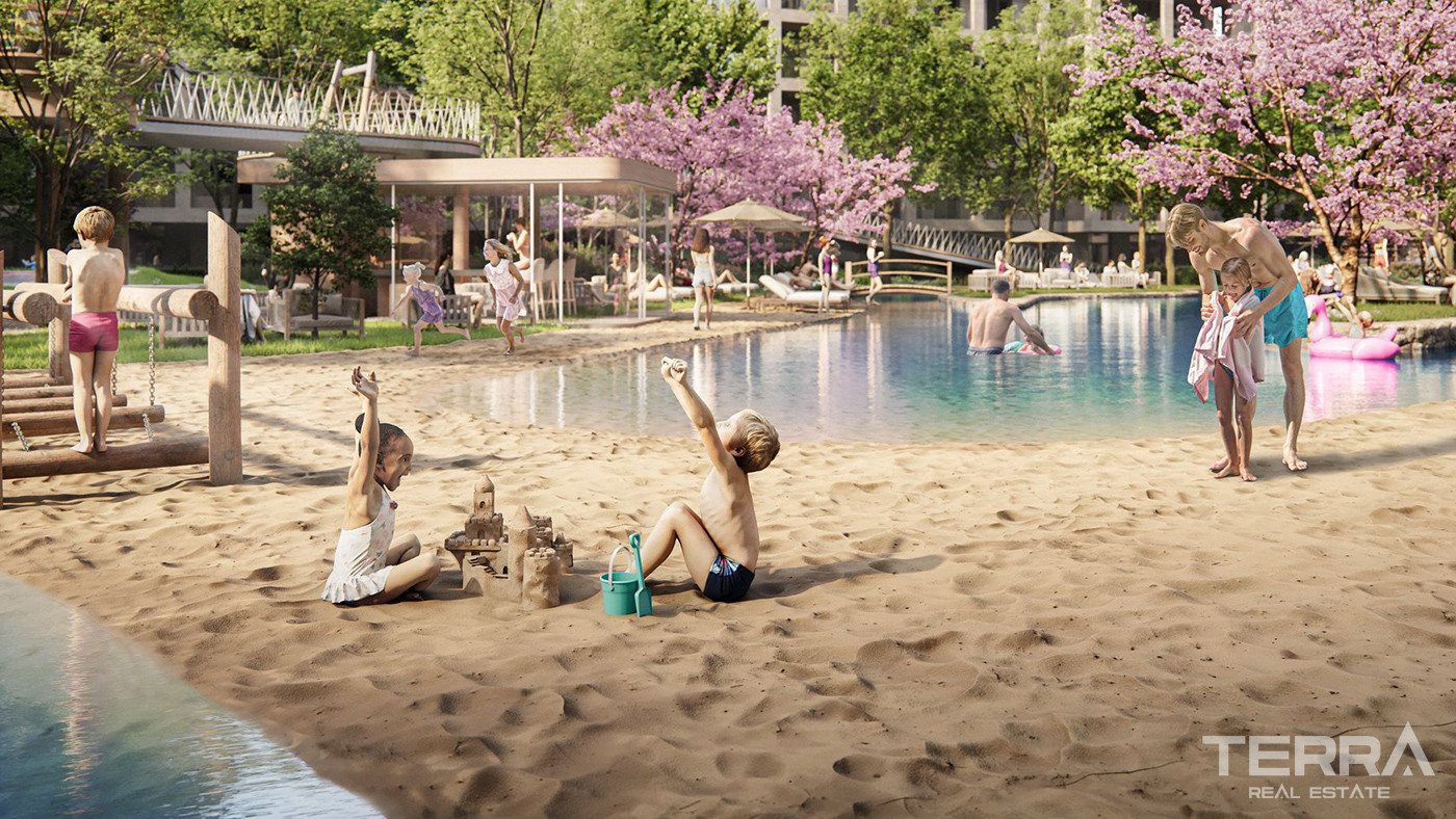 First Class Apartments in a Luxe Complex in Üsküdar, İstanbul - 89373