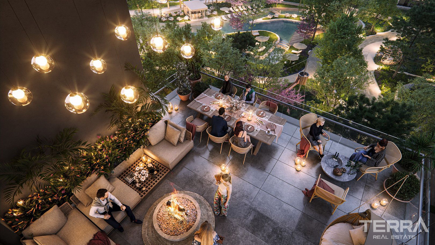 First Class Apartments in a Luxe Complex in Üsküdar, İstanbul - 89375