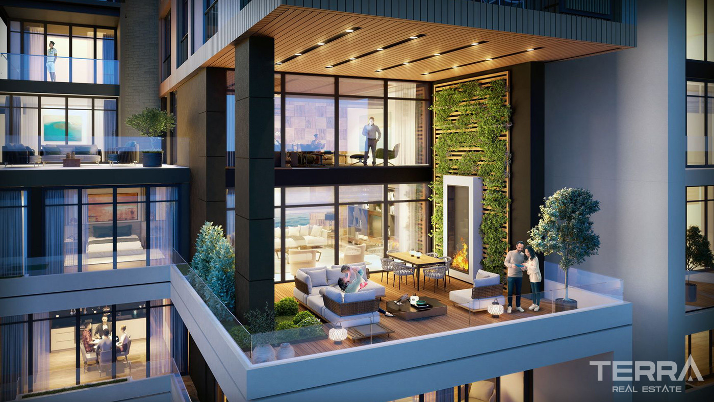 First Class Apartments in a Luxe Complex in Üsküdar, İstanbul - 89376
