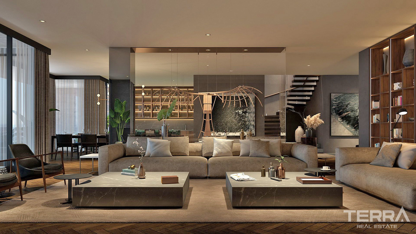 First Class Apartments in a Luxe Complex in Üsküdar, İstanbul - 89384