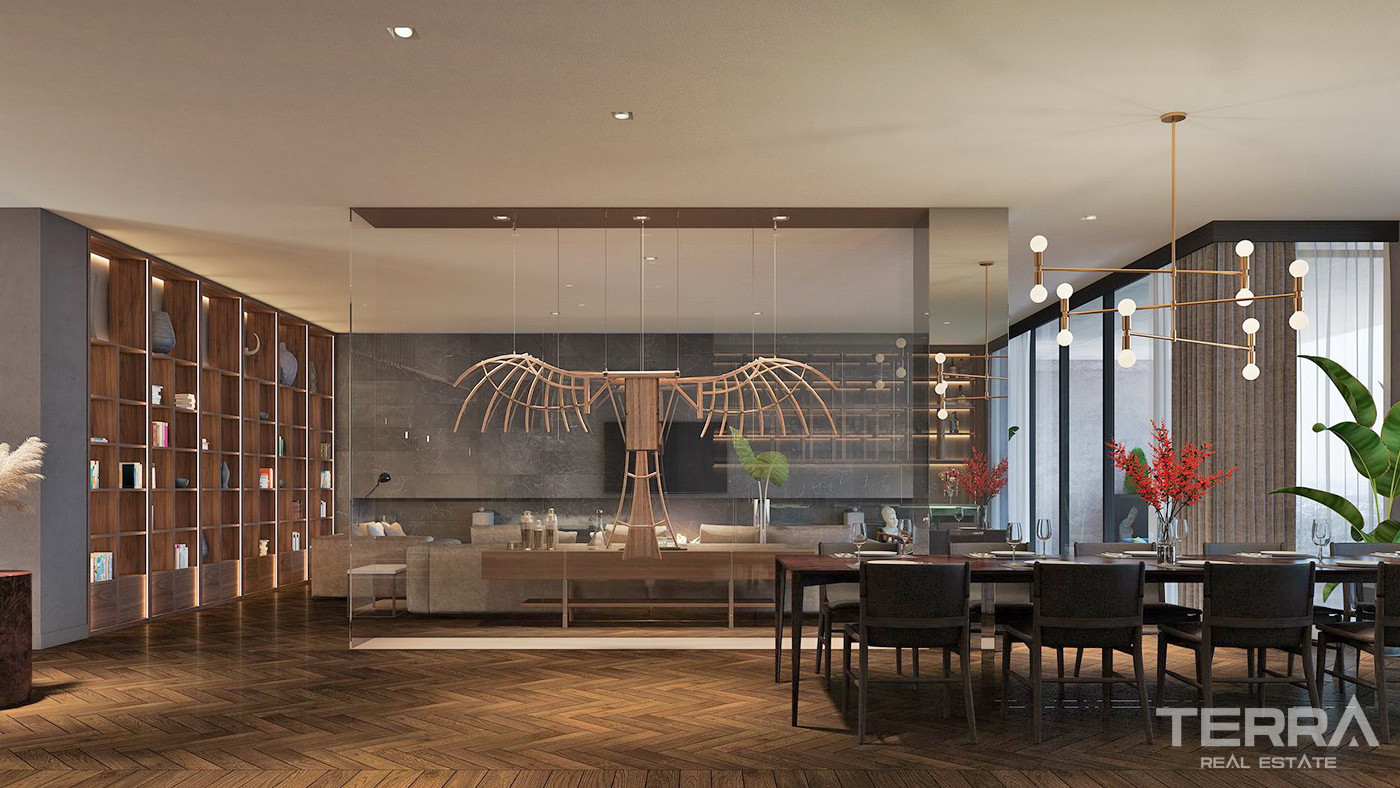 First Class Apartments in a Luxe Complex in Üsküdar, İstanbul - 89386